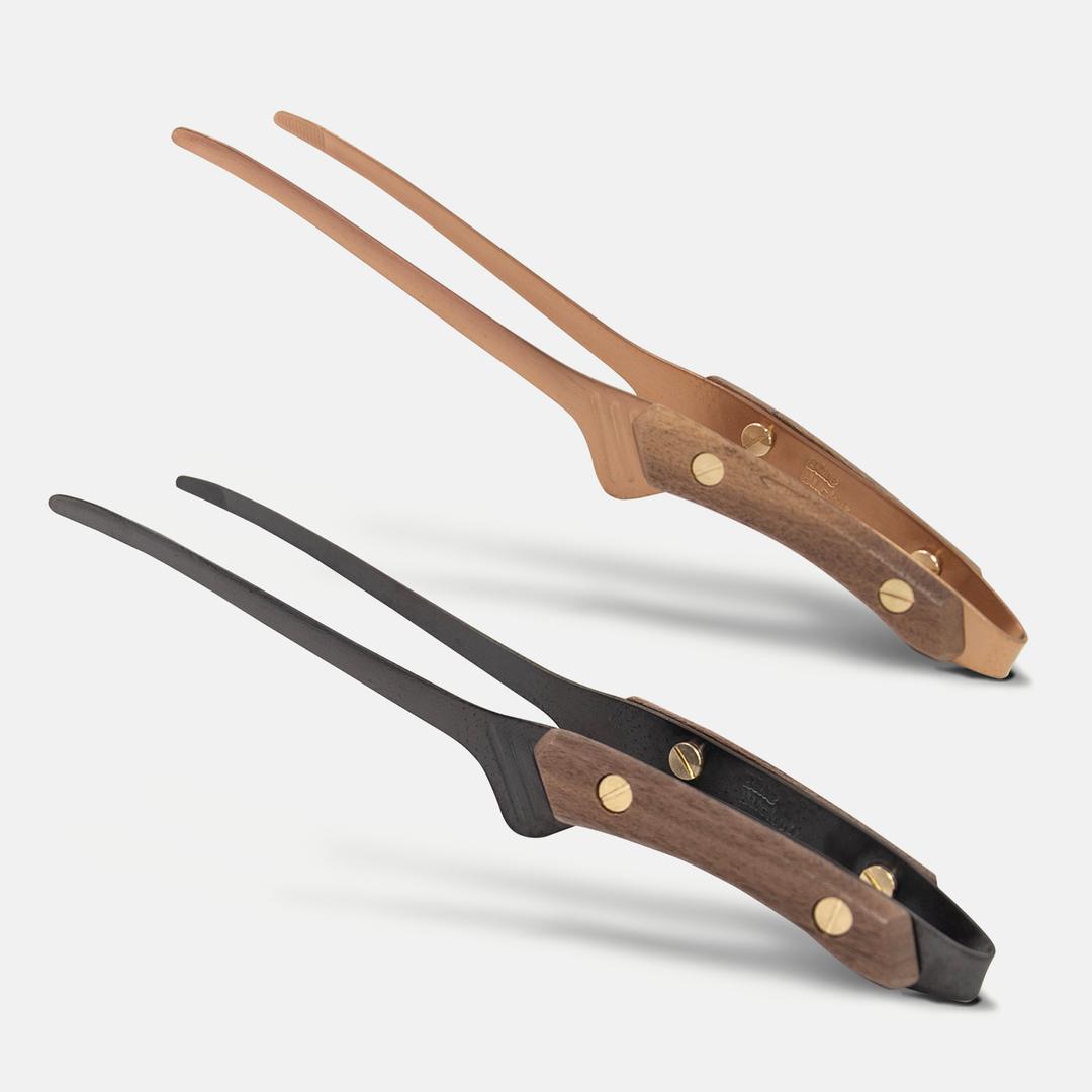 [1+1 무료배송] 블루버켓 우드핸들 핀셋 집게