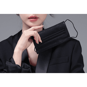 고르고 바른 일회용 마스크 대형, 50개입, 1개, 블랙