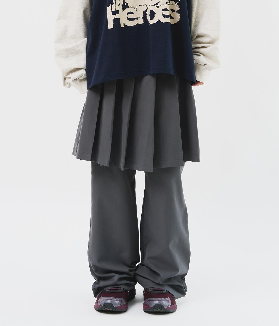(W) Kyo Pleats Skirt Pants (2color)