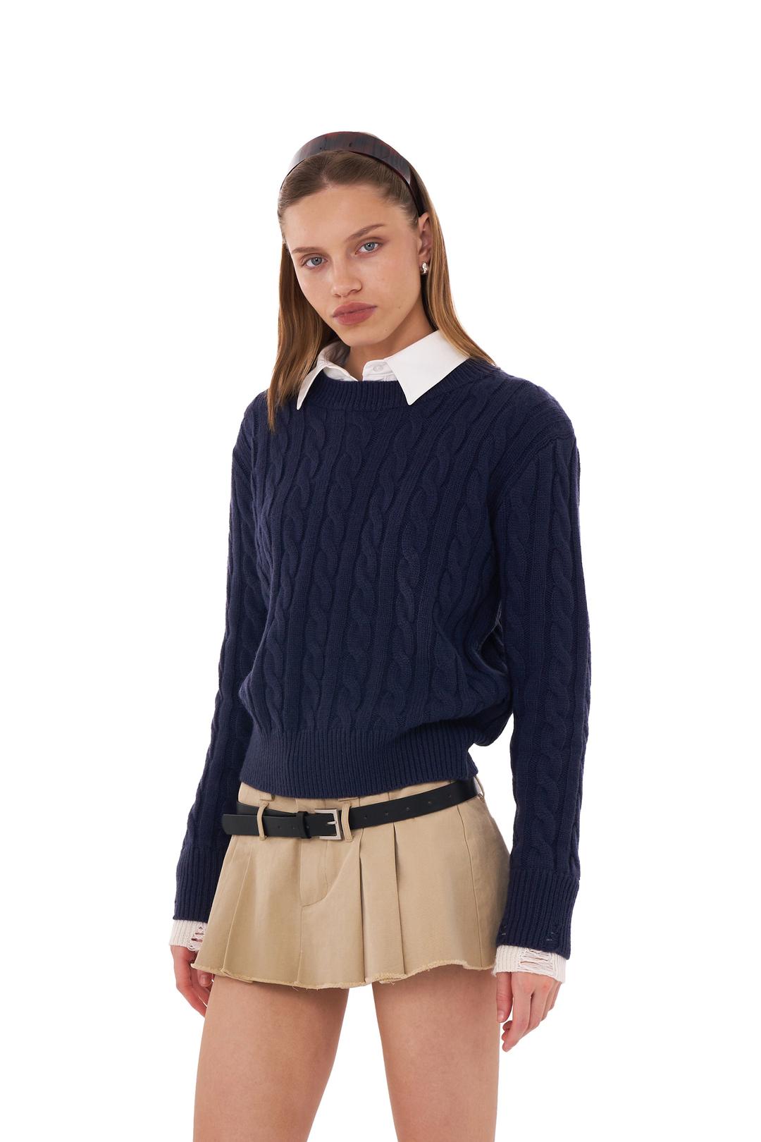 CARGO PLEATED MINI SKORT - XS