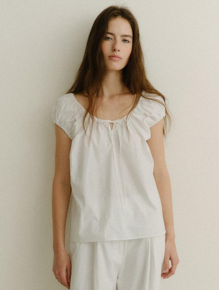 Annet Puff Blouse (Ivory)