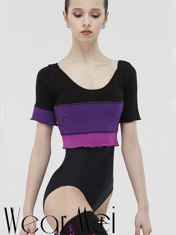 [Wear Moi] Tulipe 튤립 반팔 숏 스웨터