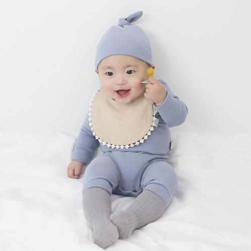 메르베 올스판 딥블루 바디슈트+바지 (사계절)