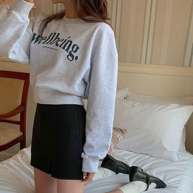 [후기극찬! 핏보장] 웰빙 크롭 맨투맨