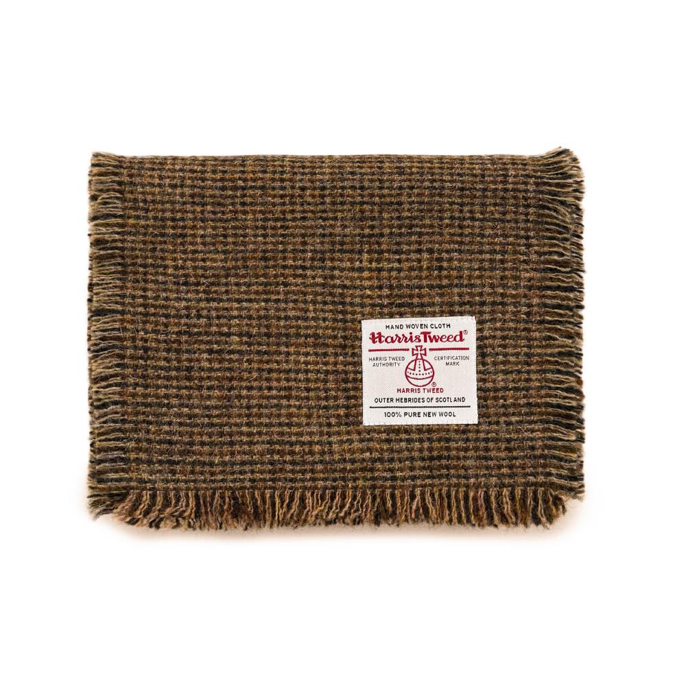 해리스트위드 머플러 Harris Tweed Brown Muffler