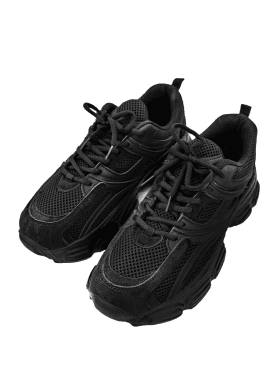 어글리 대디 매쉬 운동화 (트리플 블랙)