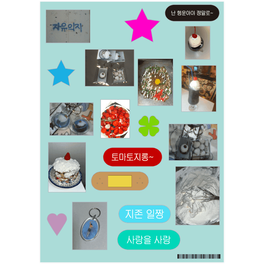 NostalgicFlavor 토마토지롱 스티커 ㅣ 마플샵