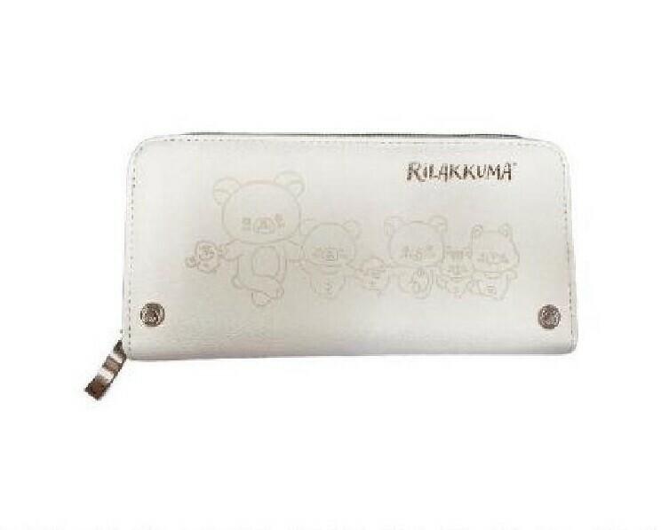 リラックマ　ラウンド束入れ　長財布　アイボリー　RK-642-IVO