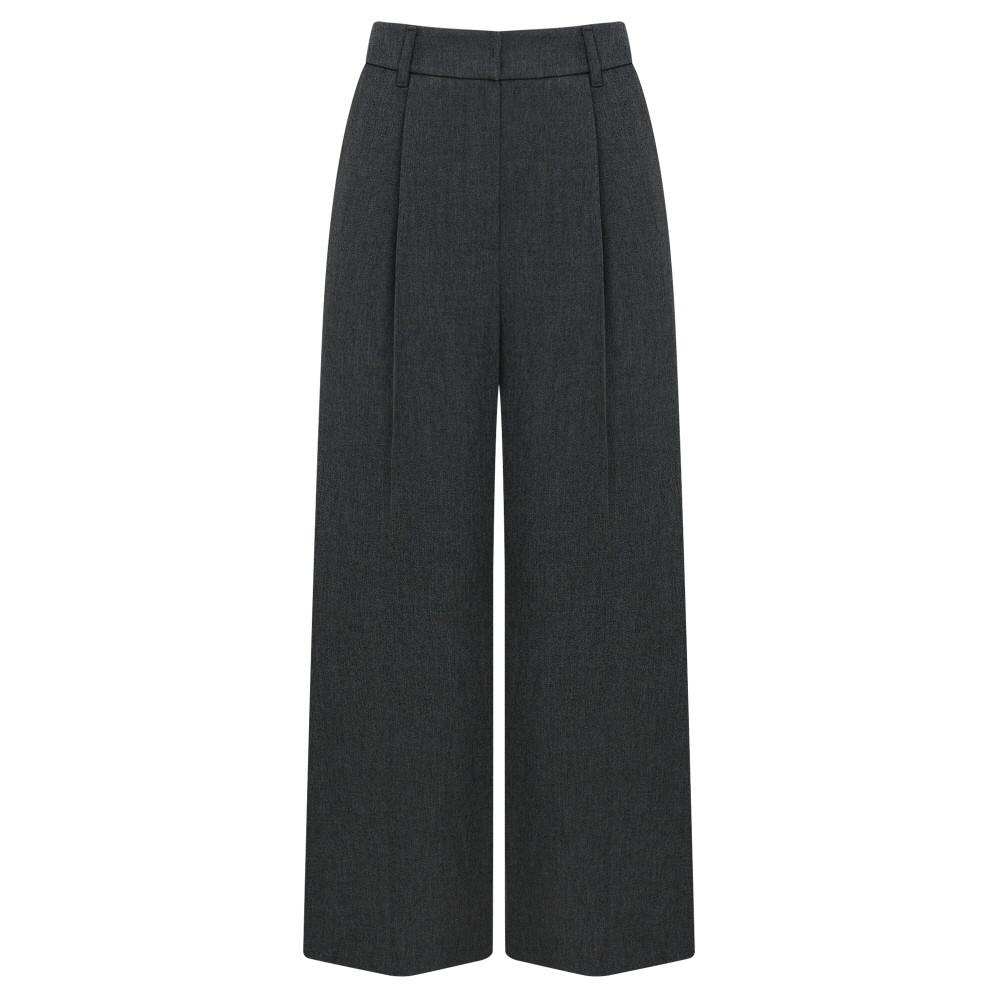 [케네스레이디] 와이드 스트레이트핏 핀턱 슬랙스 EGSLOK9500