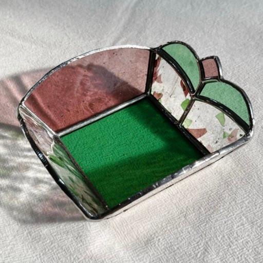 ✨ 정사각 새싹 스테인드글라스 트레이