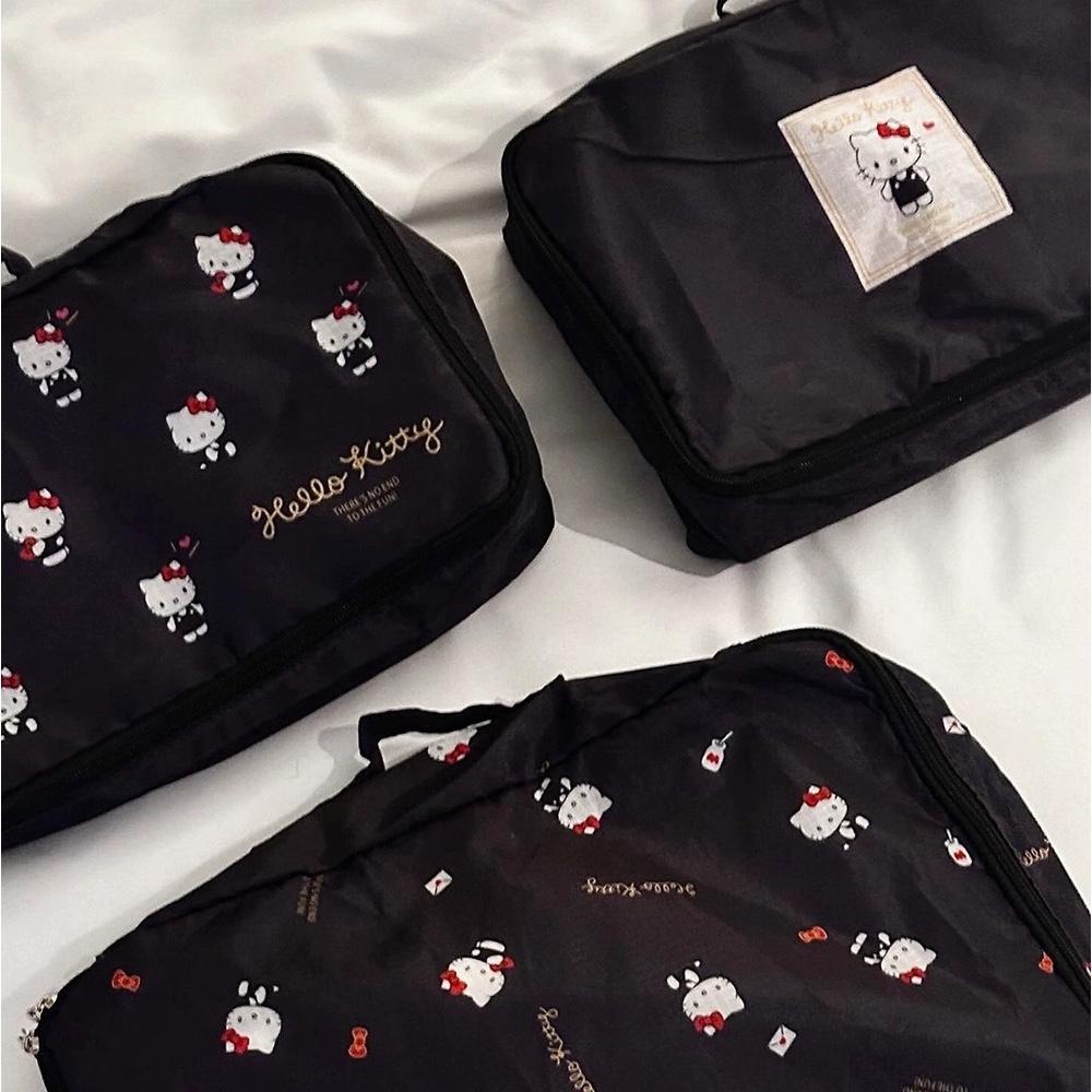 3set 블랙 키티 여행용 파우치 에디션
