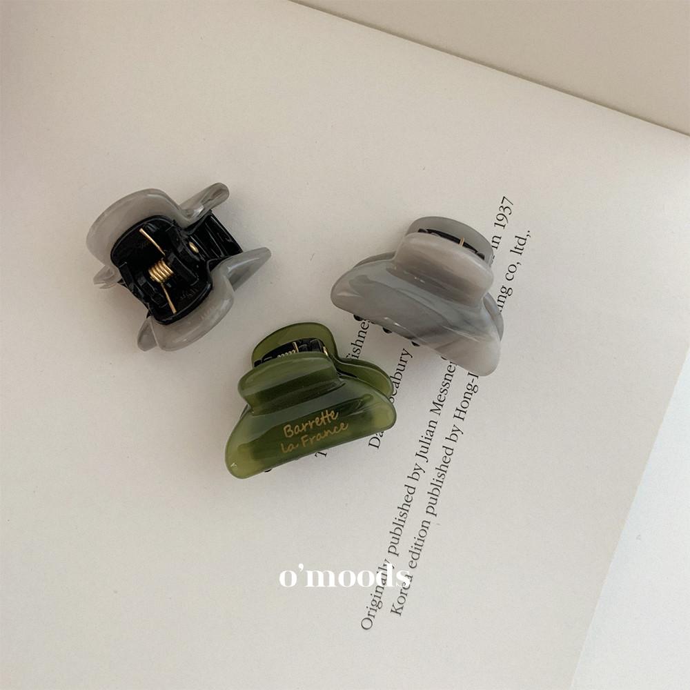 마블 모던 볼륨 미니 헤어 집게핀 라운드 셀룰로오스 포인트 옆머리 프랑스 클립 바렛