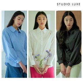 [23S/S]스튜디오럭스 40수 코마사 셔츠 블라우스 3종 코튼스판