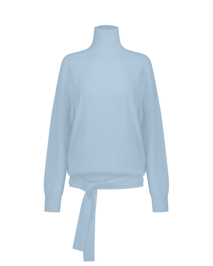 25AW BELTED HIGH-NECK PULLOVER IN WOOL (3 COLORS)