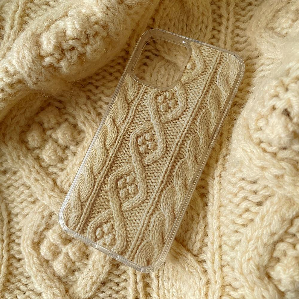 SWEATER HARD JELL CASE - DELPHIN - 감성케이스 스마트폰케이스 아이폰케이스 갤럭시케이스