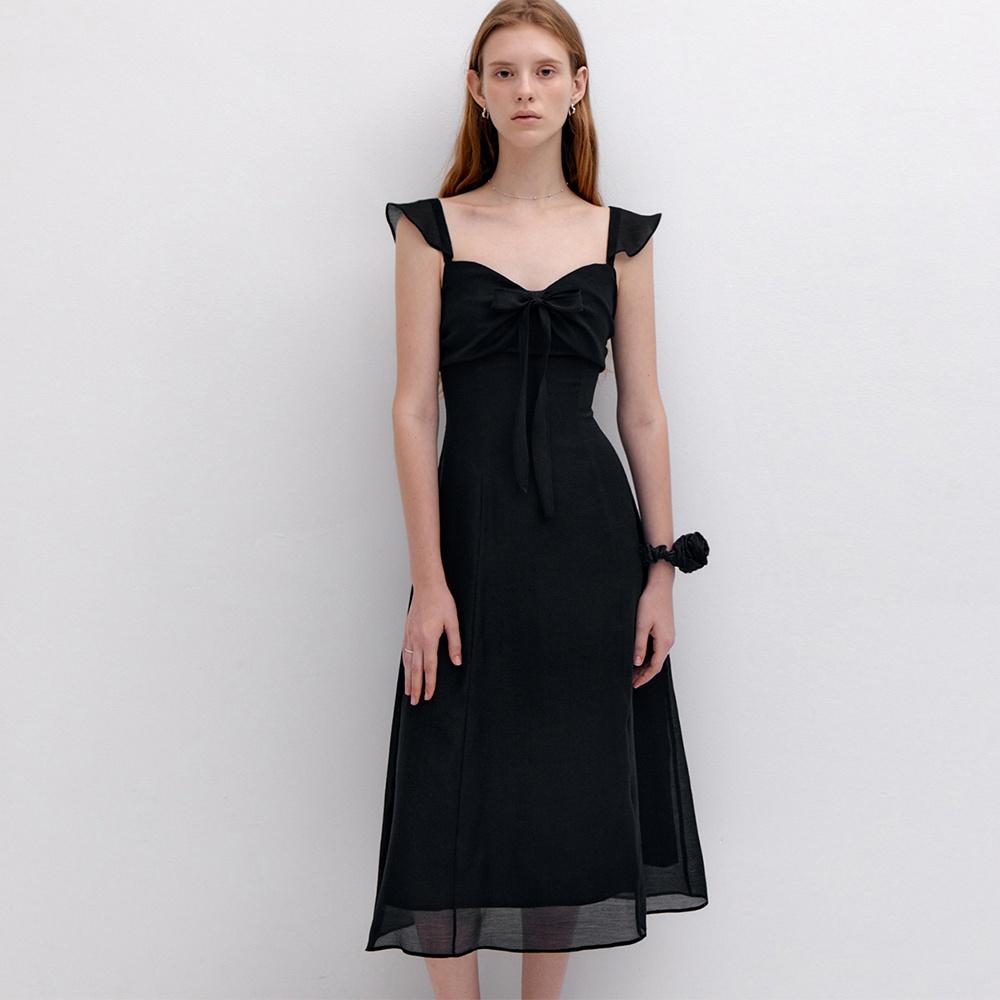 Fluttering Bustier Dress(2color)