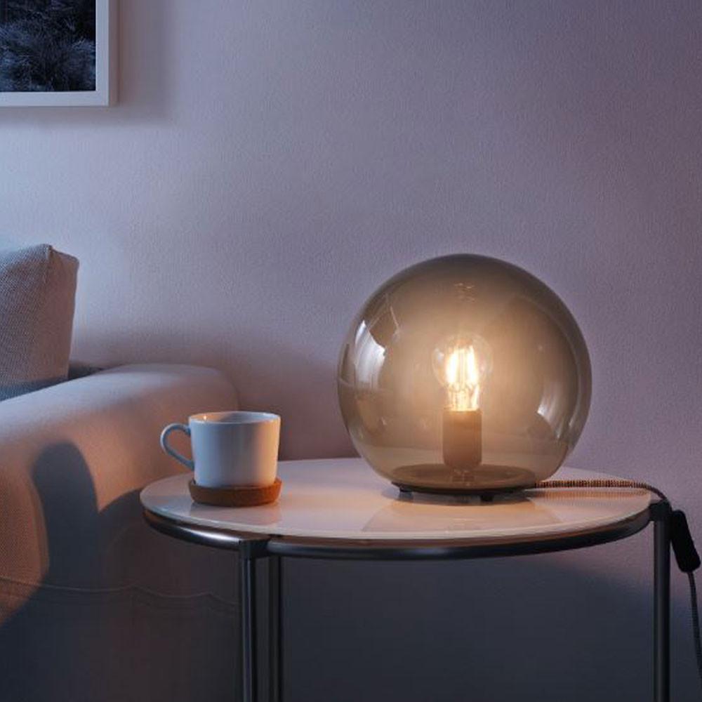 이케아 파도 원형조명 유리볼 인스타 감성조명 달 조명 인테리어 테이블 탁상스탠드 침실용 무드등