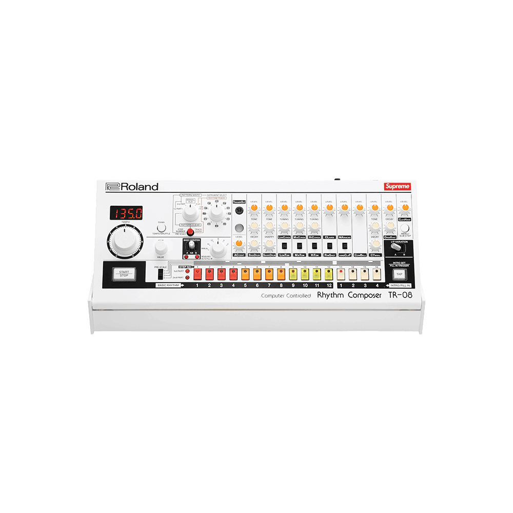 슈프림 x 롤랜드 TR-08 리듬 컴포저 화이트 (24SS)