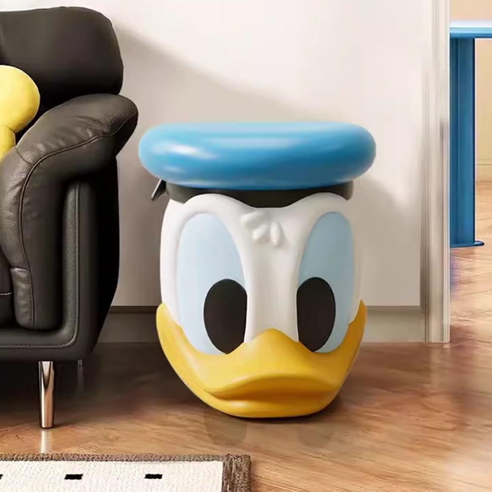 도날드덕 현관 스툴 의자 신발장 미니 벤치