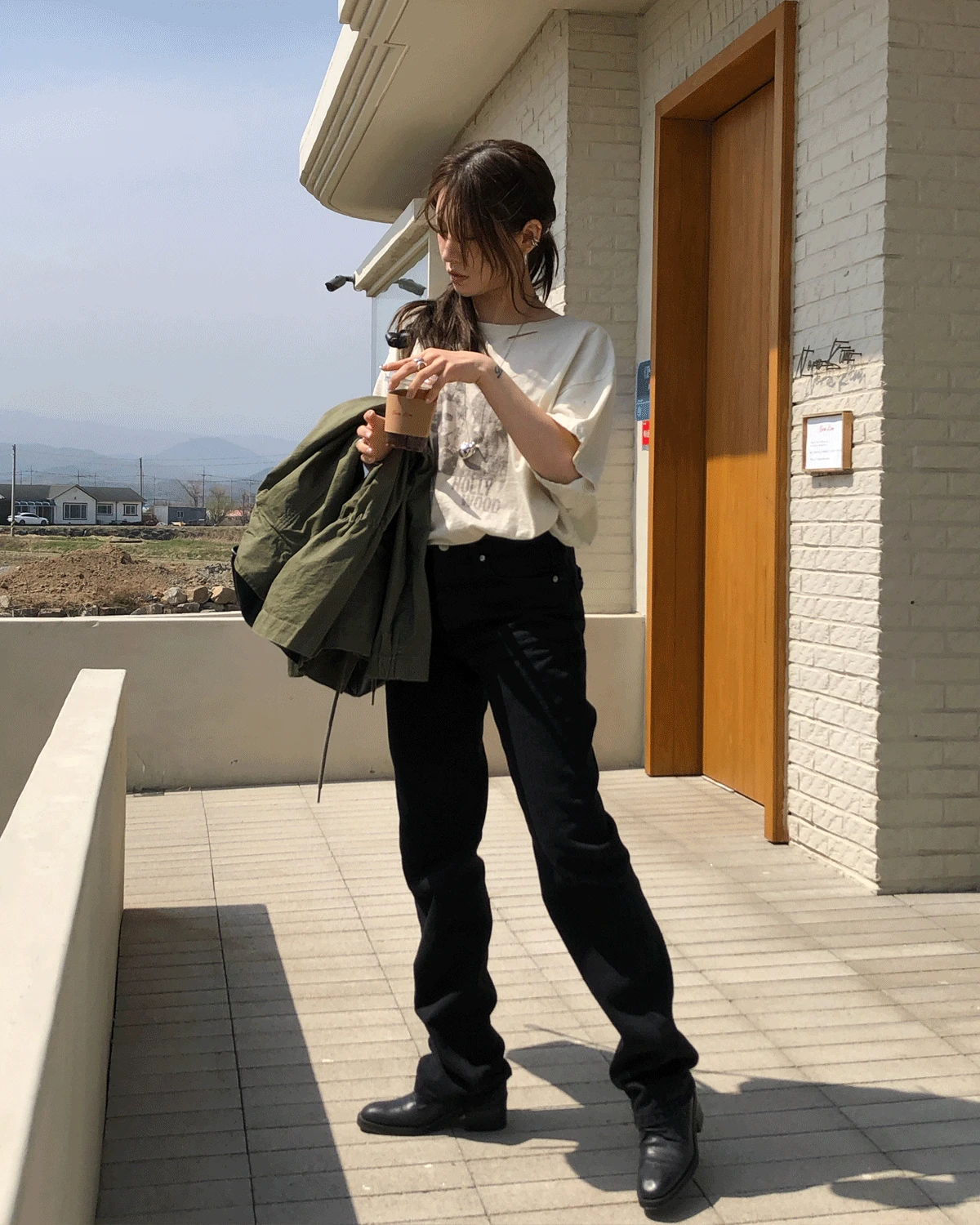 26SS H Q*MK PICK! 꼭 사템*인생바지) SLIM FIT BLACK DENIM (1COLOR)