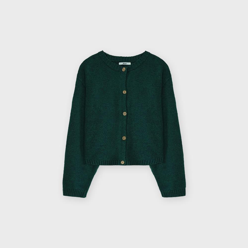 Woolly Baby Alpaca Cardigan (Green)
