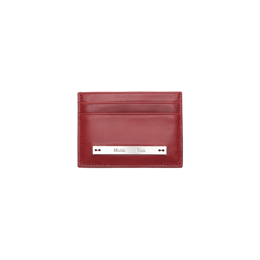 Matin Kim Vintage Card Wallet Red