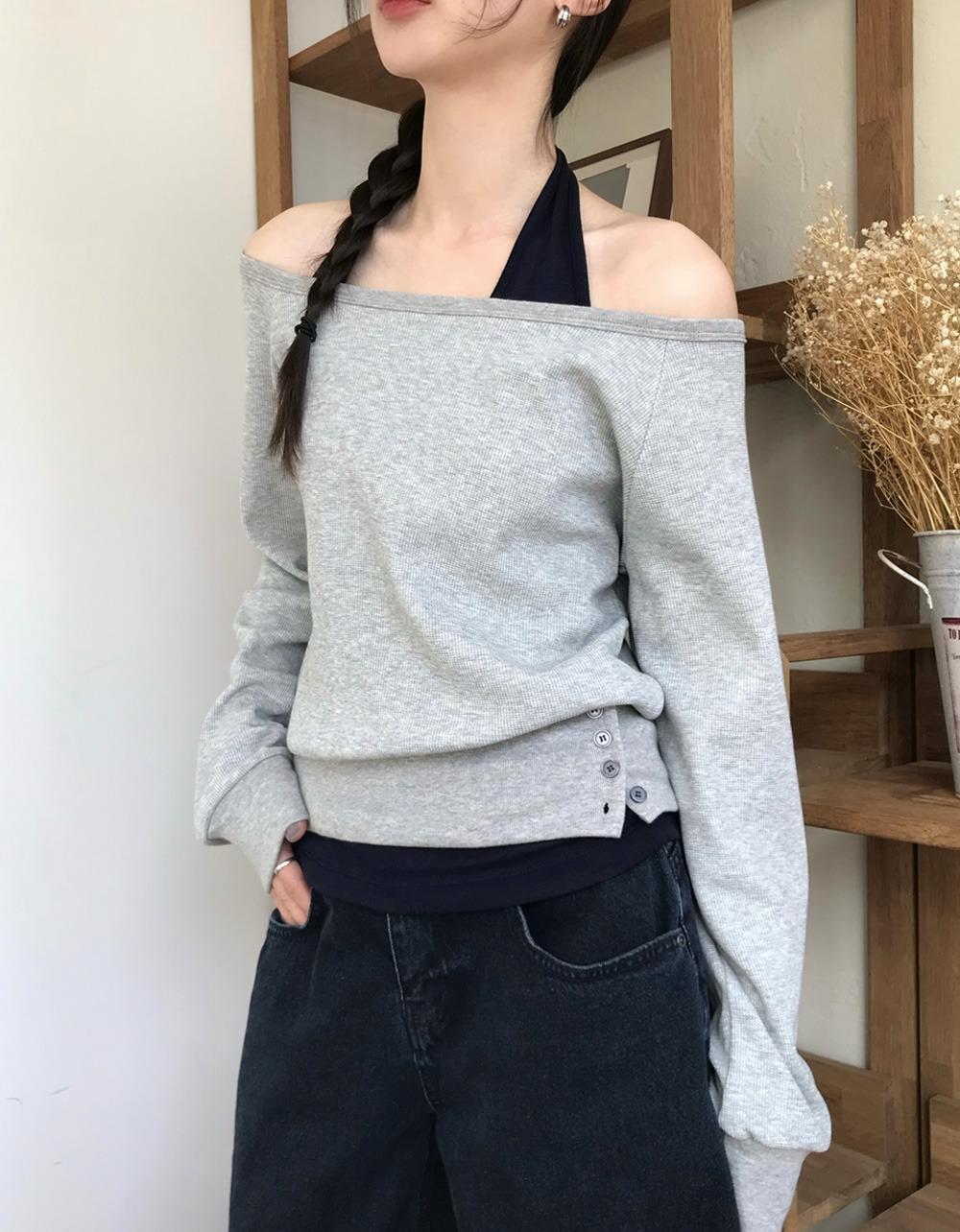 루어 맨투맨 나시 SET