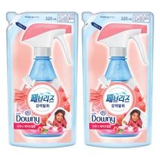 페브리즈 섬유탈취제 다우니 에이프릴향 리필, 320ml, 에이프릴향, 2개