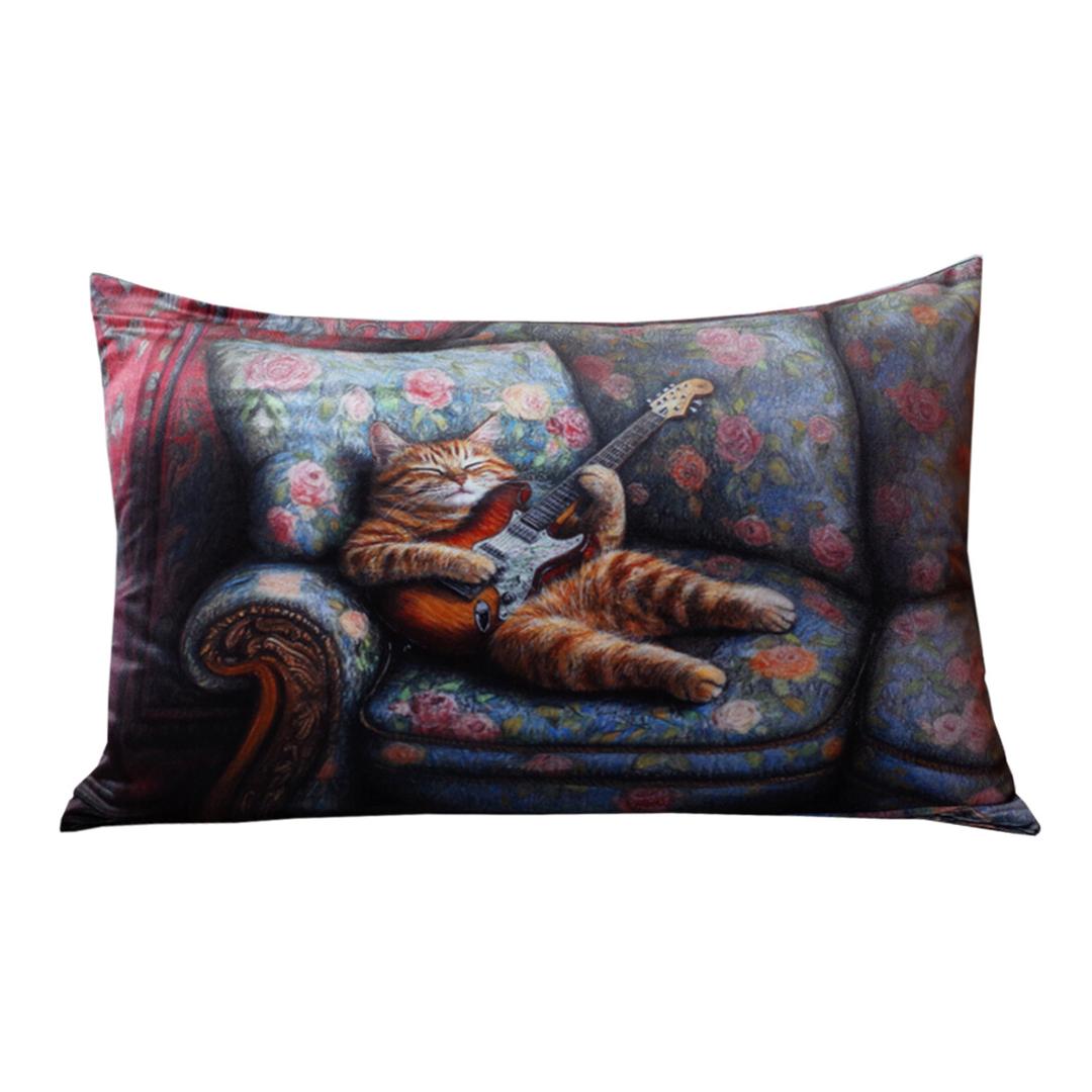 Velvet purr pillowcase