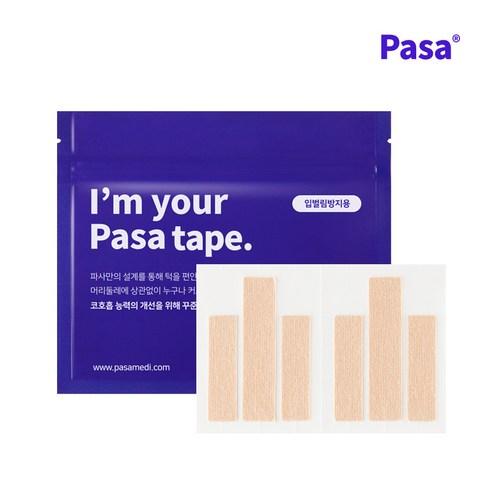 파사 입벌림 방지 테이프 구강호흡방지 밴드 30p, 3개