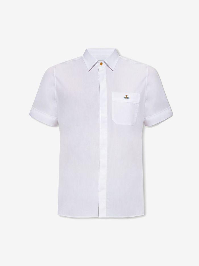 [썸머세일][MEN] 23SS CLASSIC SHORT SLEEVE SHIRT WHITE 24010004-W009Q-BS-223-W009Q-A401BS