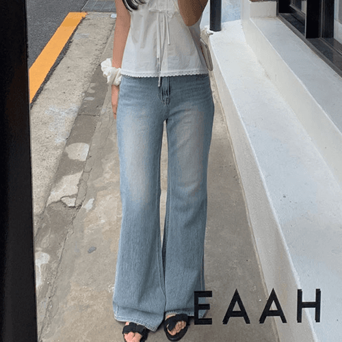 -3kg 말라핏/후들핏 연청 부츠컷 데님