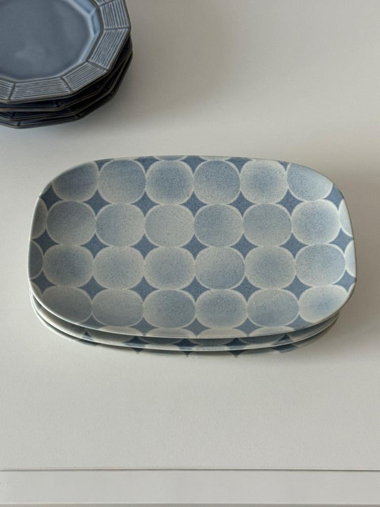 데일리모먼트 Bubble square plate