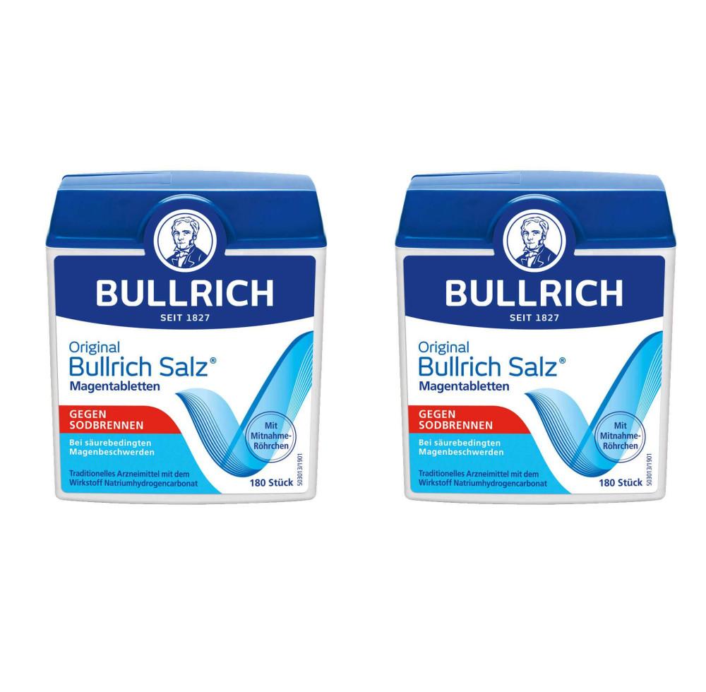 [해외] 불리히 소금 소화제(Bullrich Salz) 180정 2개세트