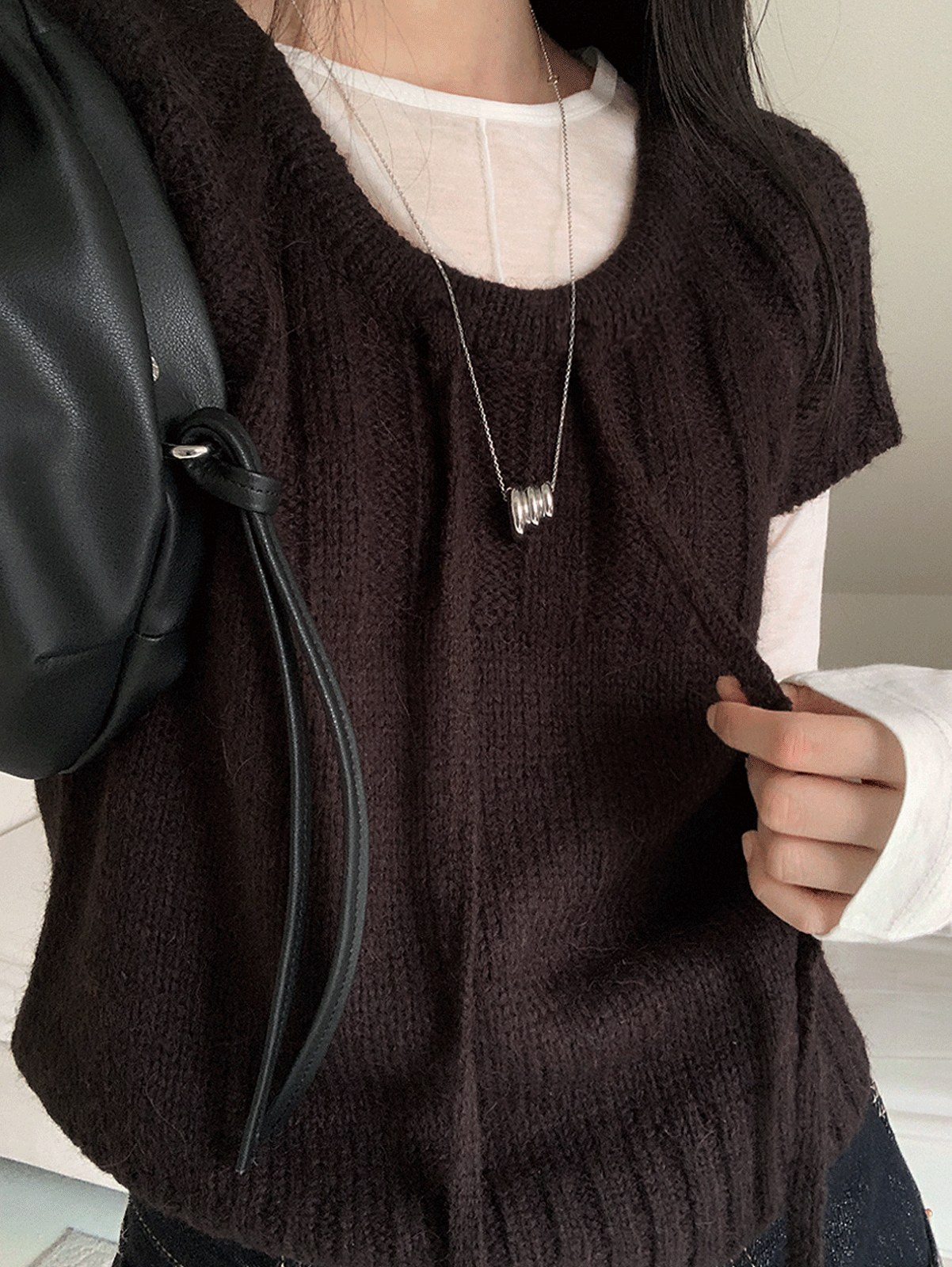 jane strap 1/2 knit (4color) 울20