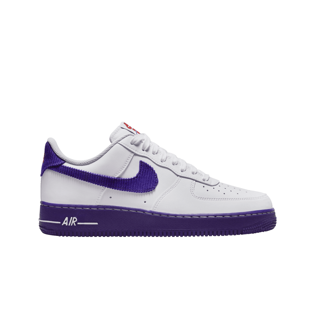 Nike Air Force 1 '07 LV8 EMB White and Court Purple