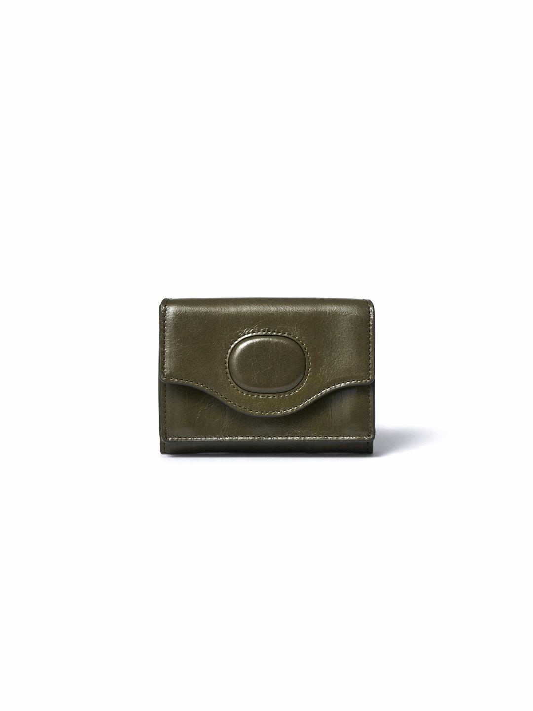 EGGSHELL MEDIUM  WALLET_OLIVE