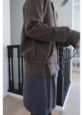 wool string knit cardigan (4c)
