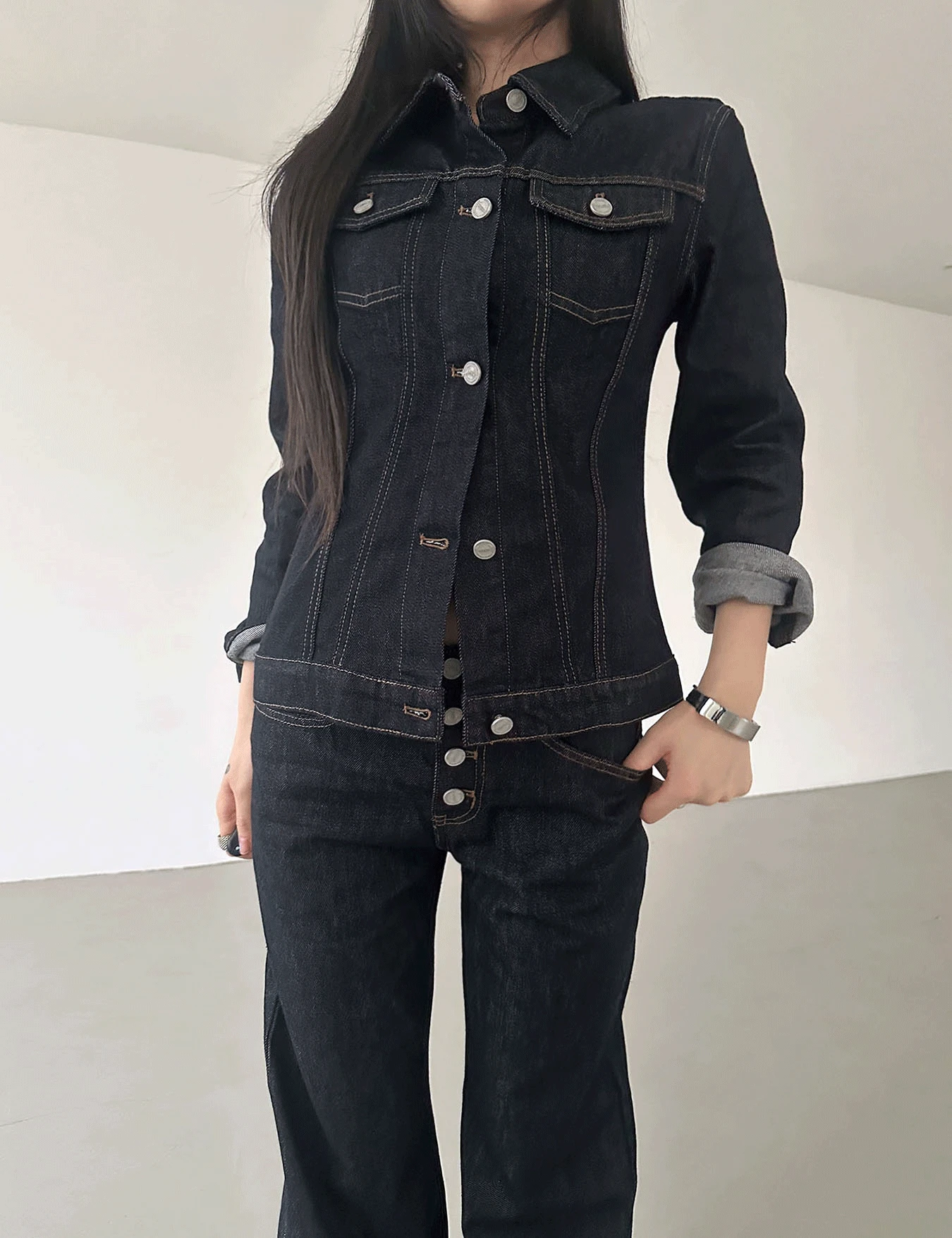 non-fade slim jacket (1color)