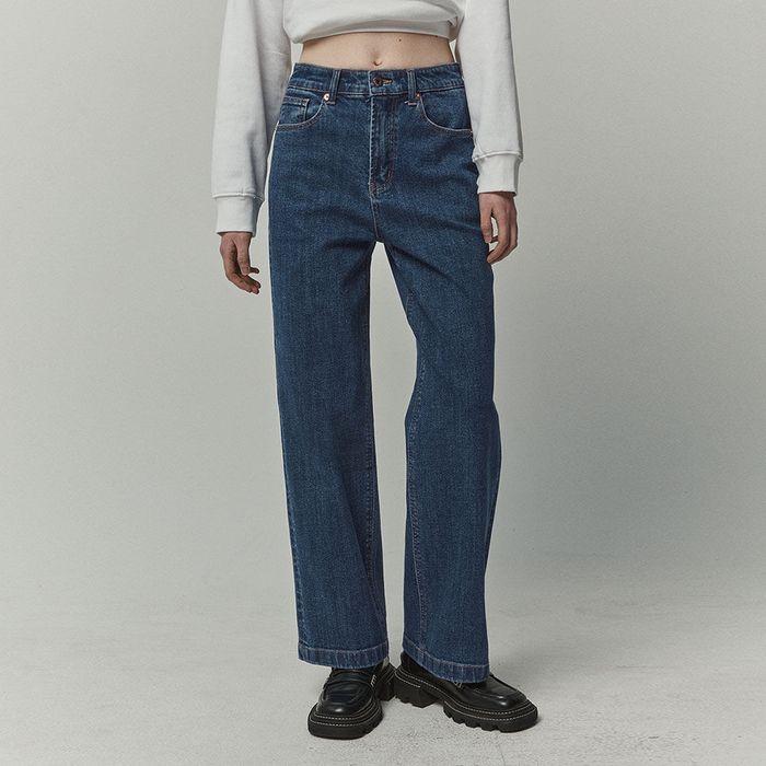 페이트로 7601 세미와이드핏 미디움인디고 데님팬츠