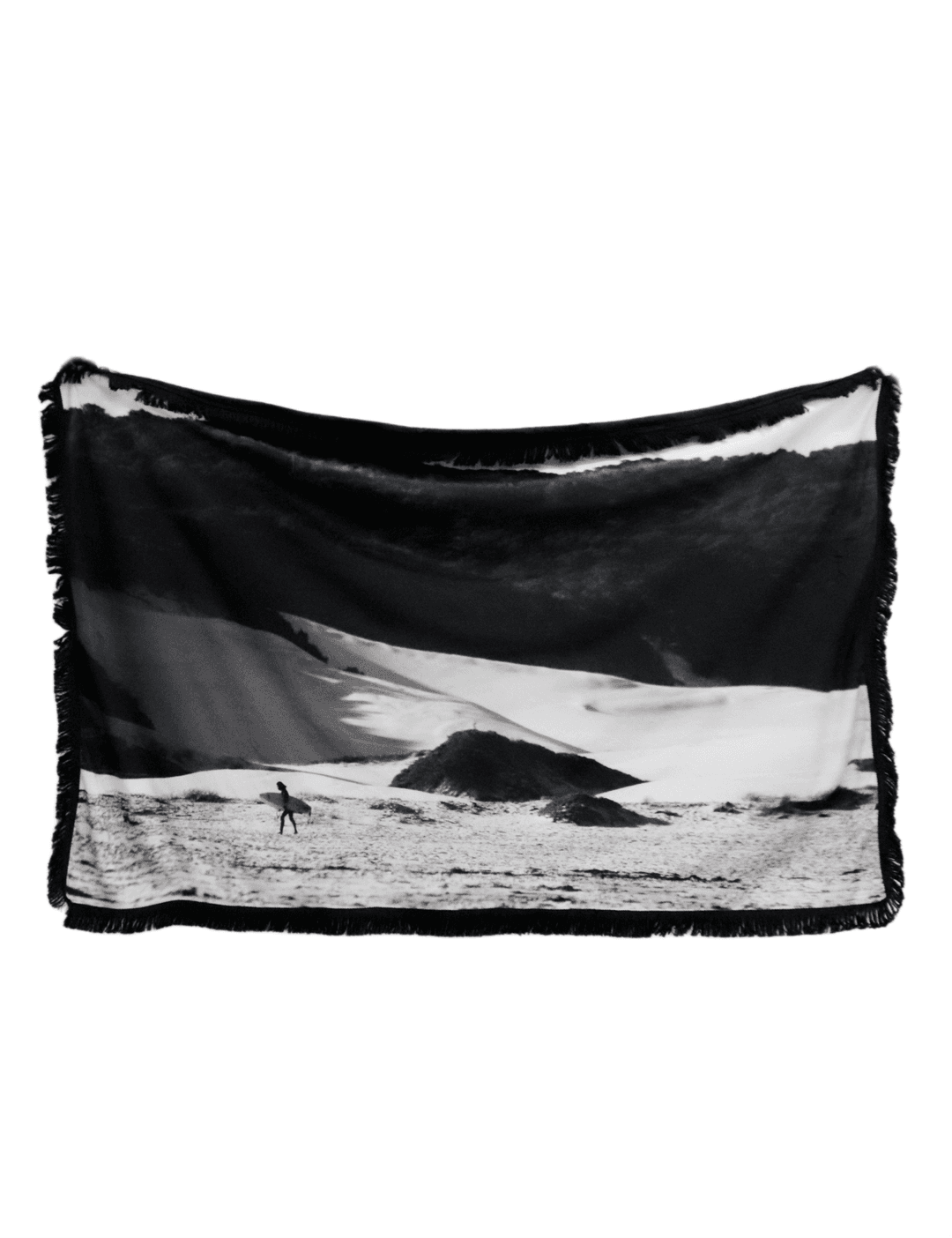 LEASH PLUG TASSEL BLANKET