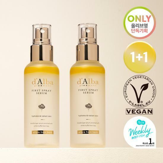 [3월 올영픽/1+1] 달바 화이트 트러플 퍼스트 스프레이 세럼 100ml + 100ml 기획세트