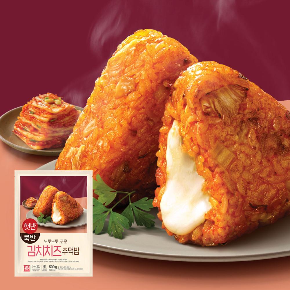 햇반/쿡반 김치치즈주먹밥 500G