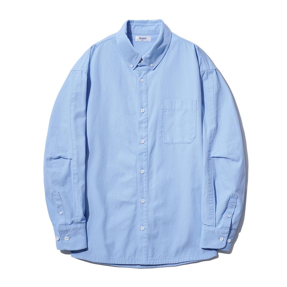 솔리드 옥스퍼드 벌룬셔츠 블루 SOLS2375