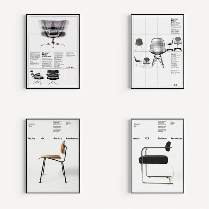 해외디자이너 퍼니처 가구 모던 미드센츄리 모던 인테리어포스터 모음전
