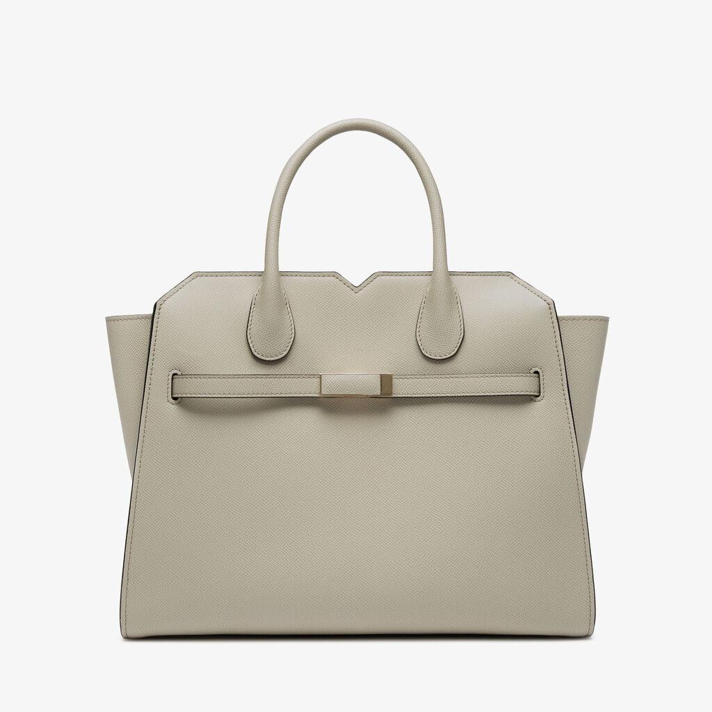 Milano Two Handles Medium Bag - Linen Grey
