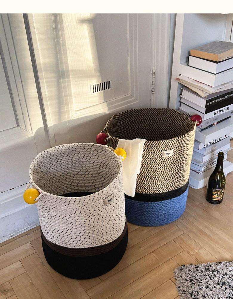 헤이유드 signal 핸드메이드 소품바구니 정리함 보관함 장난감 정리 빨래바구니