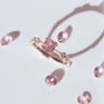 💗0.5ct 모거나이트 워터핑크링💗