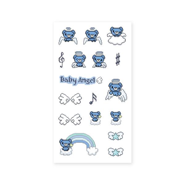 트윙클 블루 곰돌 아가 천사... (에폭시)