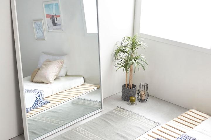 대형 와이드 예쁜 전신거울 스탠드 2size (700/1000)